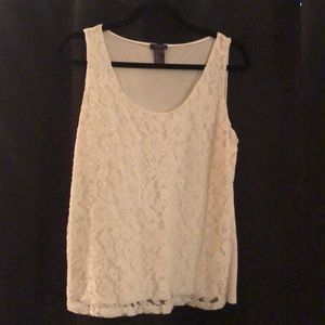 Lace Anne Taylor tank top